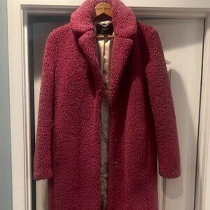 J.CREW Teddy Sherpa Topcoat Womens Coat Size Small